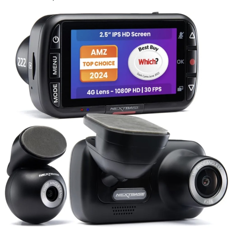 Nextbase 222XR Rear Cam Bundle